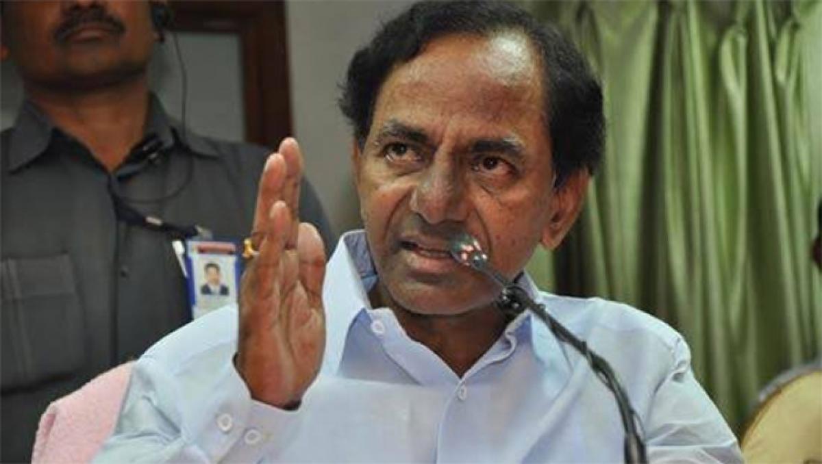 KCR warns officials of criminal action